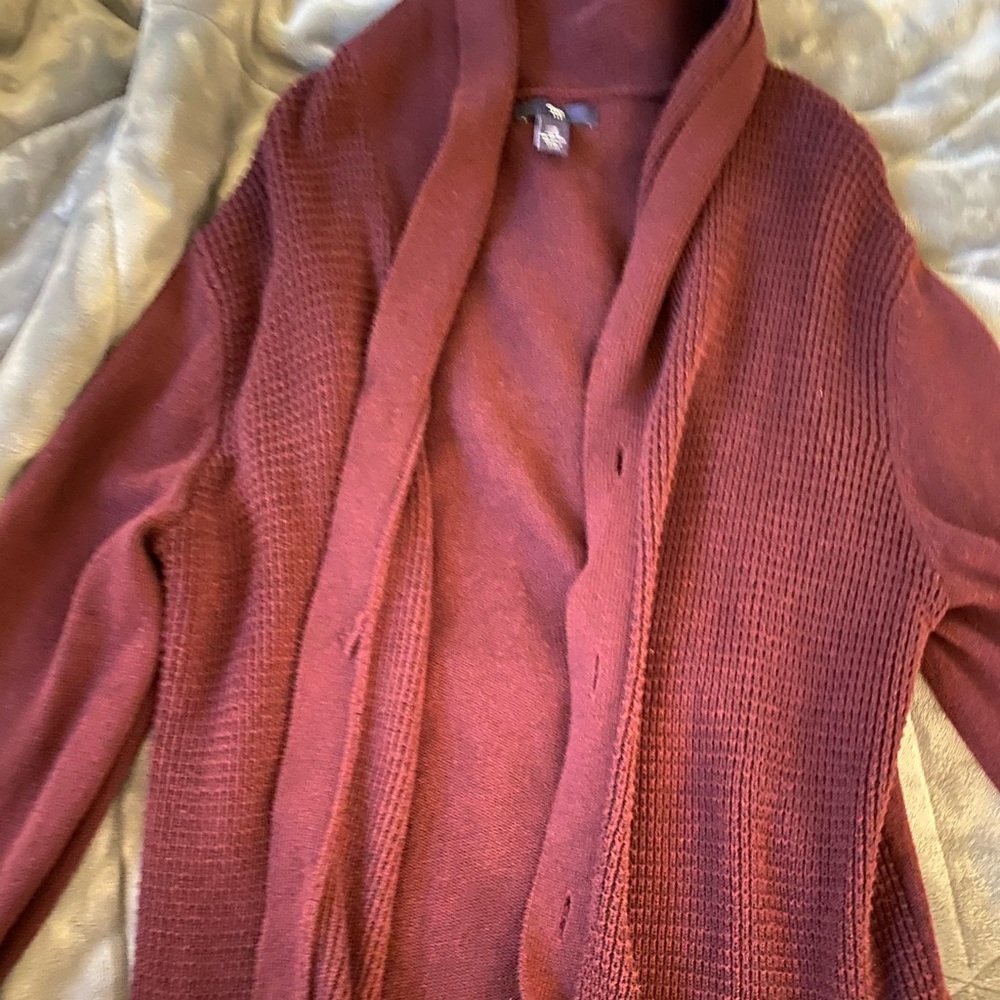 Burgundy Gap Cardigan